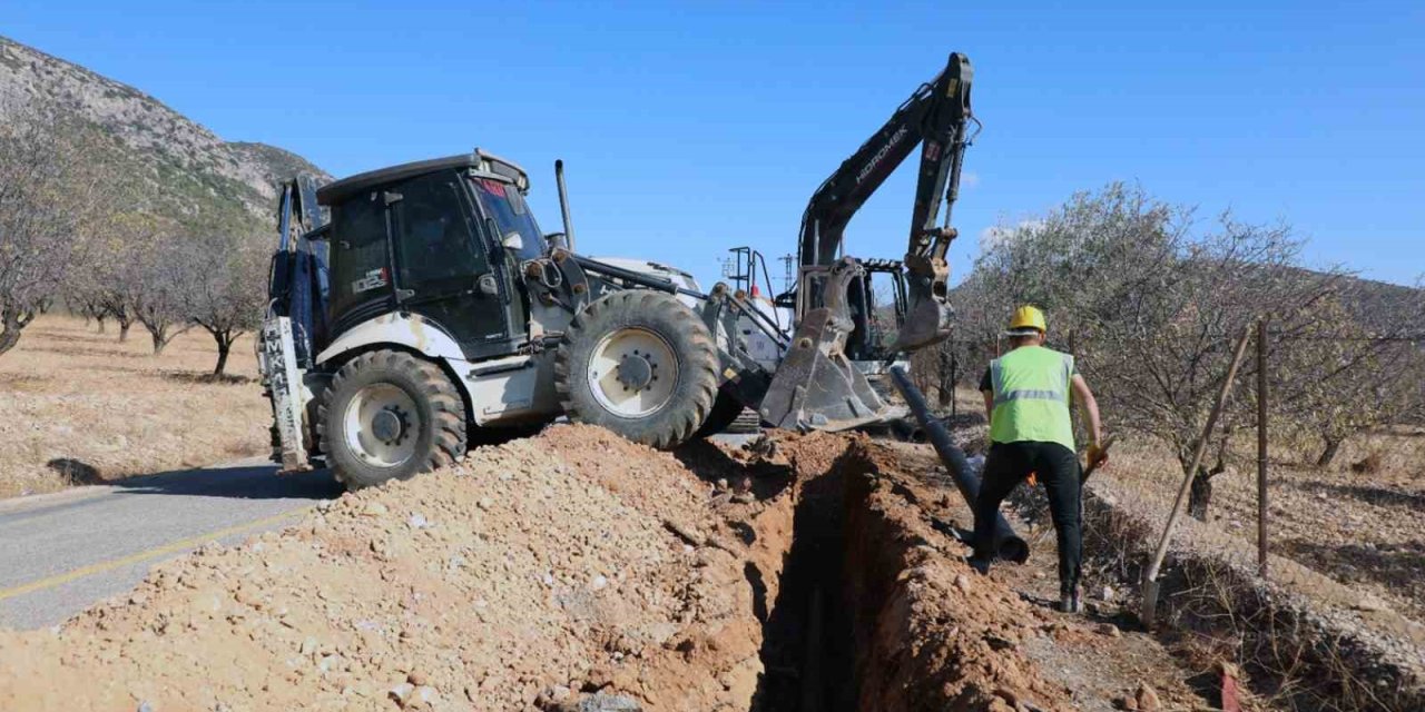 Datça Betçe’nin içme suyu projesinin 3 bin 500 metresi tamamlandı