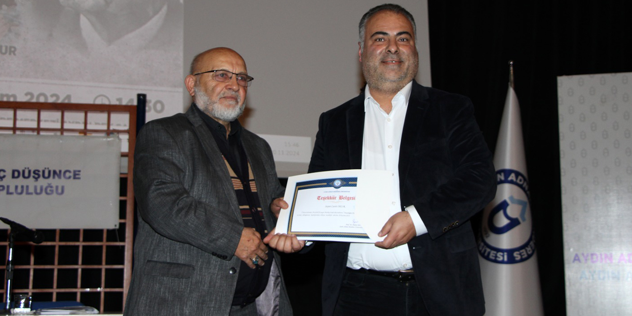 ADÜ'de Sezai Karakoç’un vefatının 3. yılında “İnsanlığın Dirilişi” adlı konferans düzenlendi