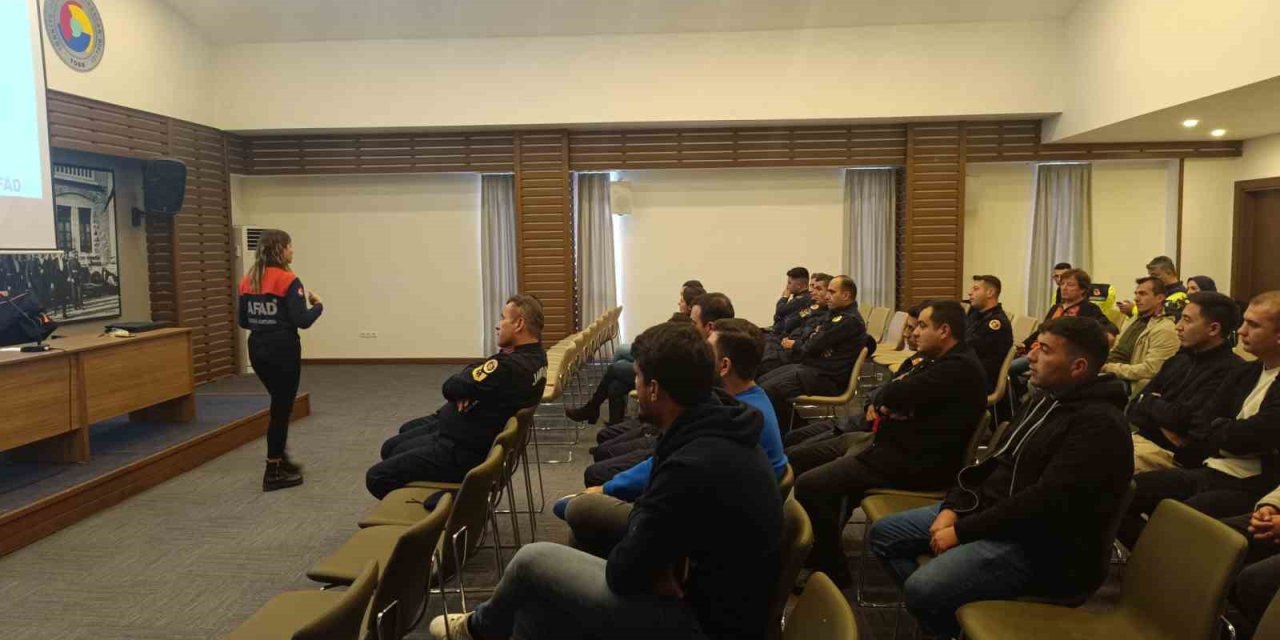 Muğla’da acil müdahale ekiplerine koordinasyon ve olay yeri yönetimi eğitimi verildi