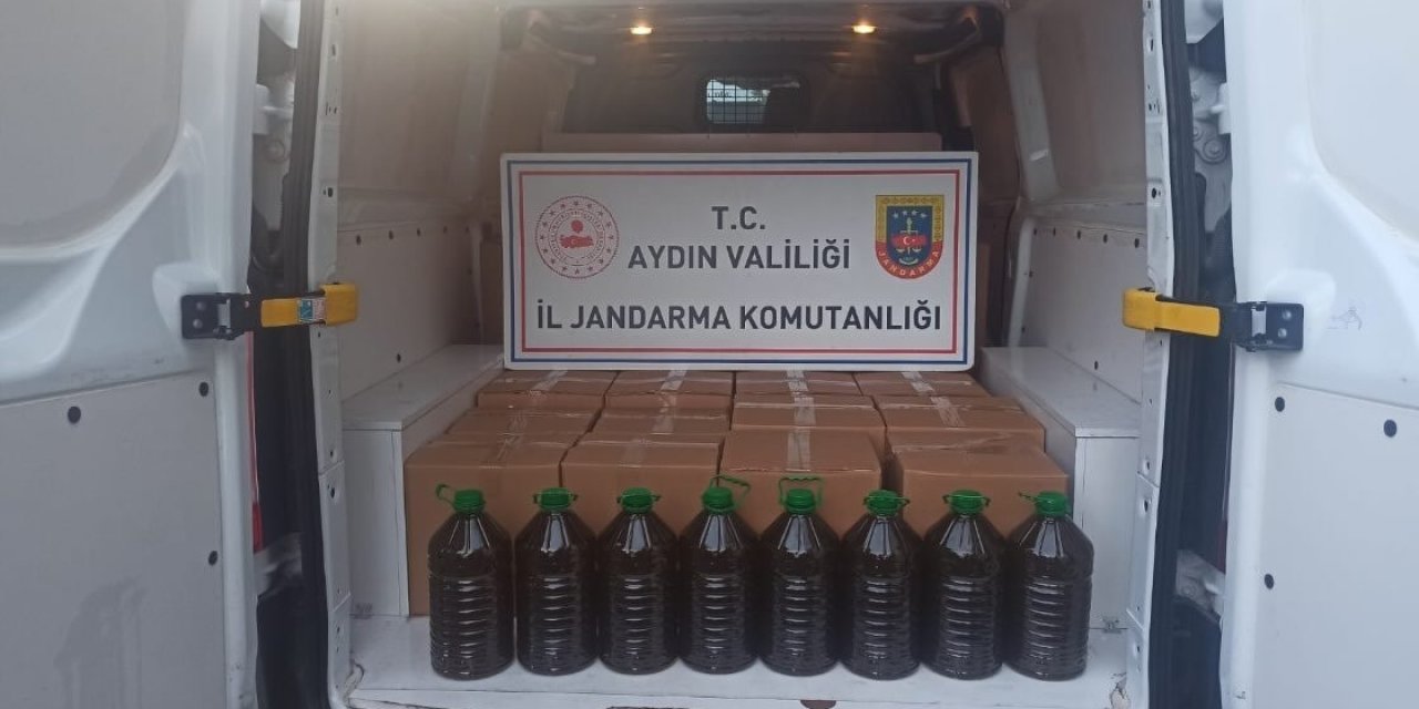 Aydın’da piyasa değeri 1 milyon TL olan zeytinyağı ele geçirildi