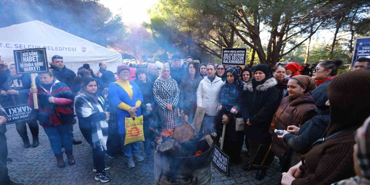 Meryem Ana Tabiat Parkı Otoparkı gerilimi sürüyor