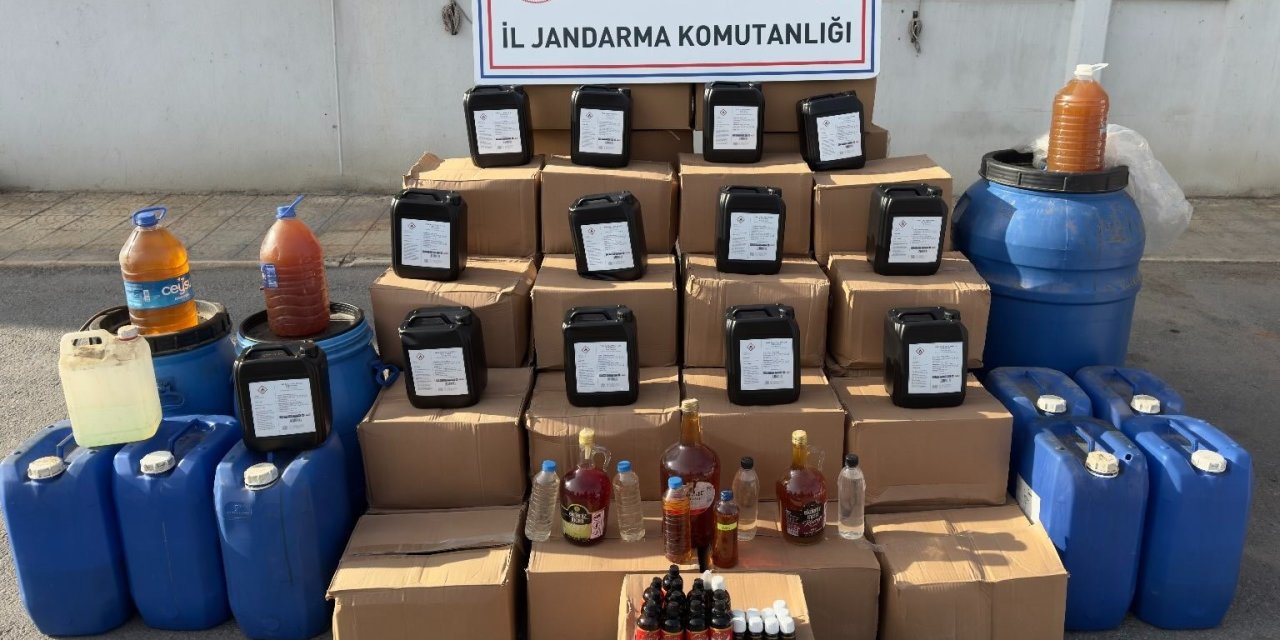 Aydın’da jandarmadan kaçak içki operasyonu