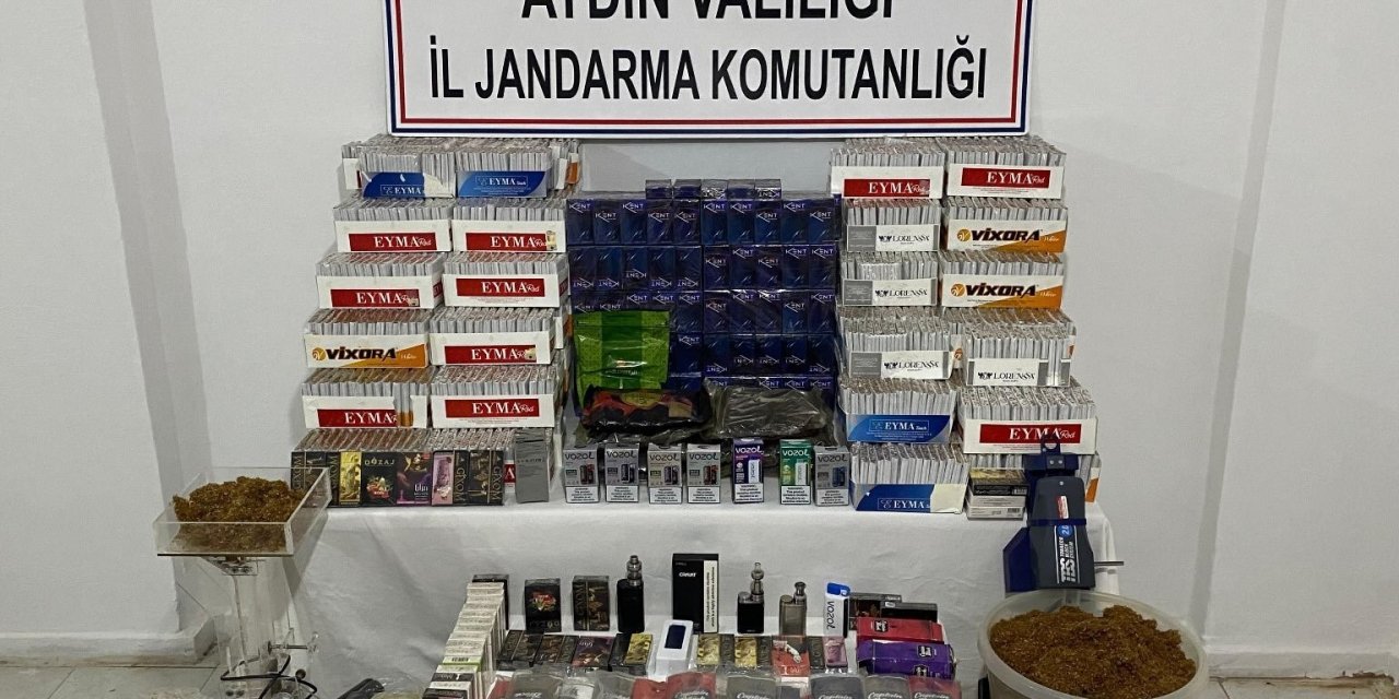 Bir milyon TL değerinde kaçak tütün ele geçirildi