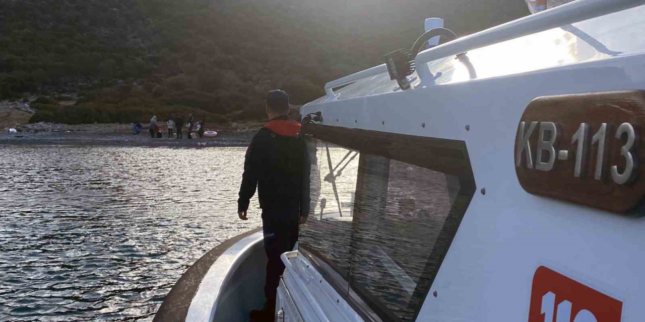 Taşlıca koyunda 3’ü çocuk 10 düzensiz göçmen yakalandı