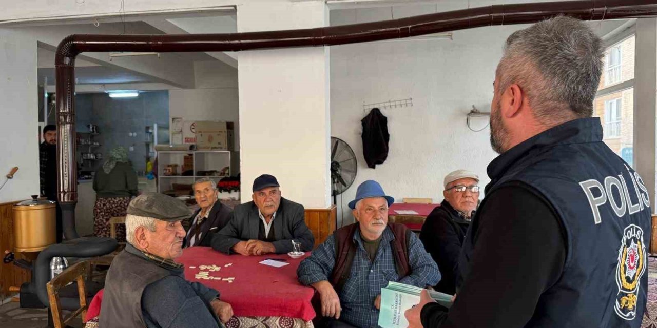 Karpuzlu’da polis ekipleri dolandırıcılığa karşı vatandaşları uyardı