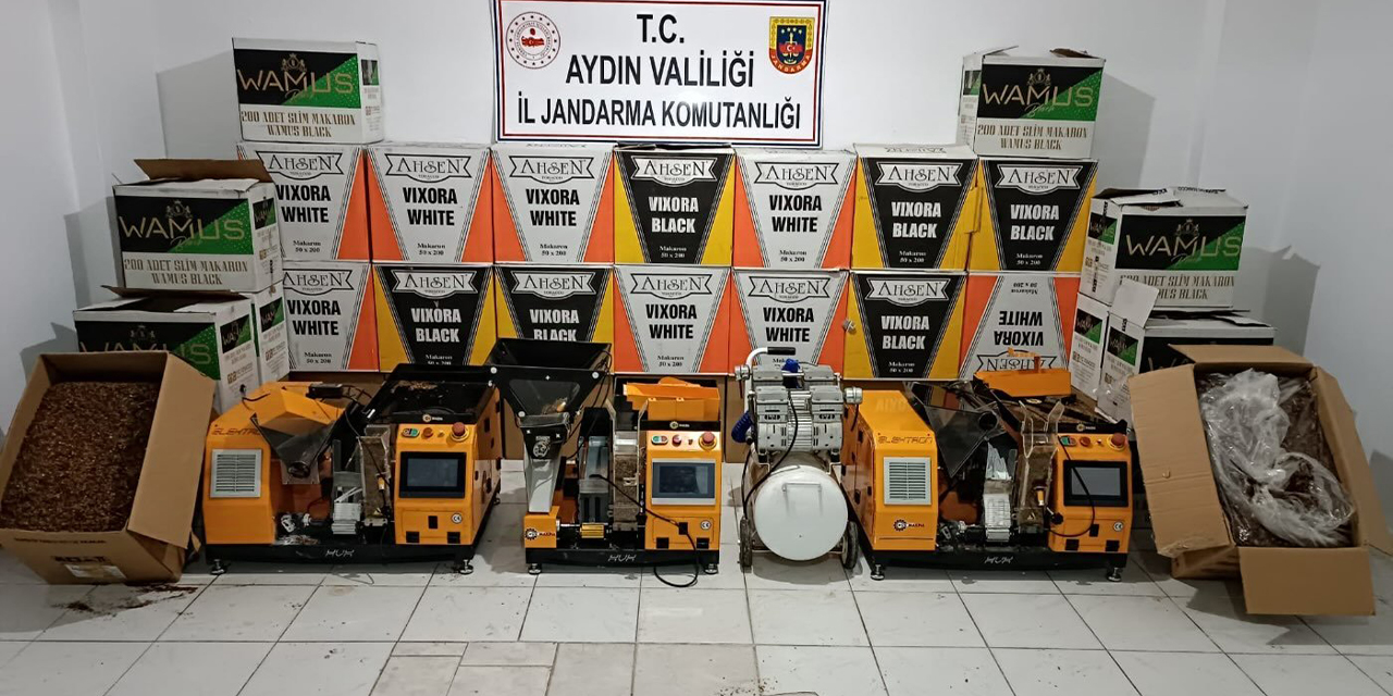 Jandarmadan sigara kaçakçılarına darbe