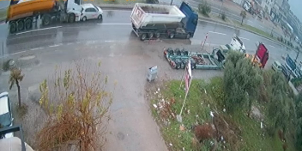 Milas’taki kazanın kamera görüntüleri ortaya çıktı