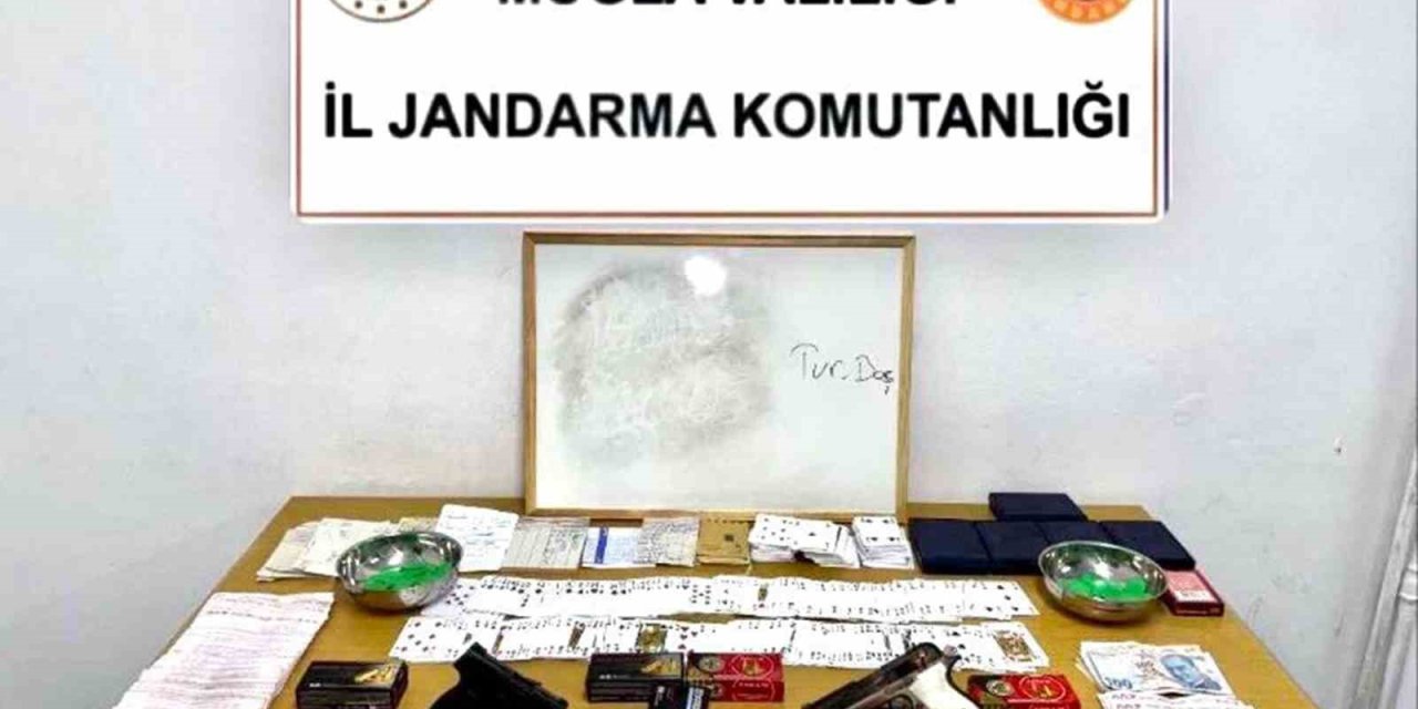 Jandarmadan Bodrum’da kumar operasyonu
