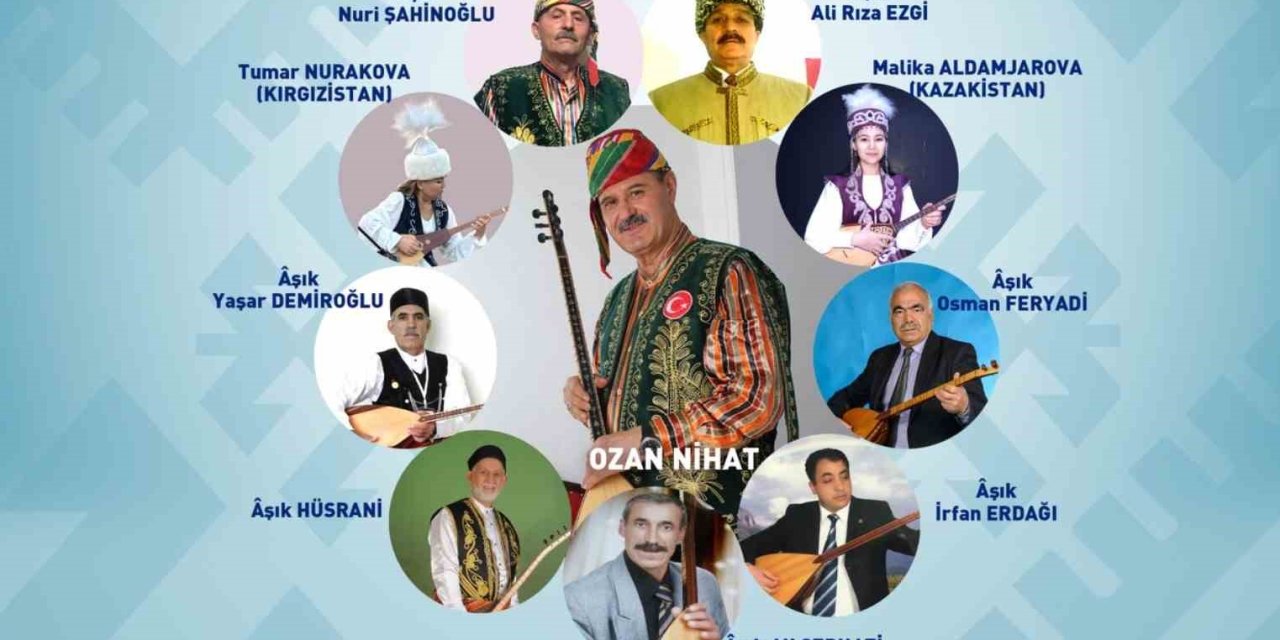 Halk ozanları Denizlililer için çalıp söyleyecek