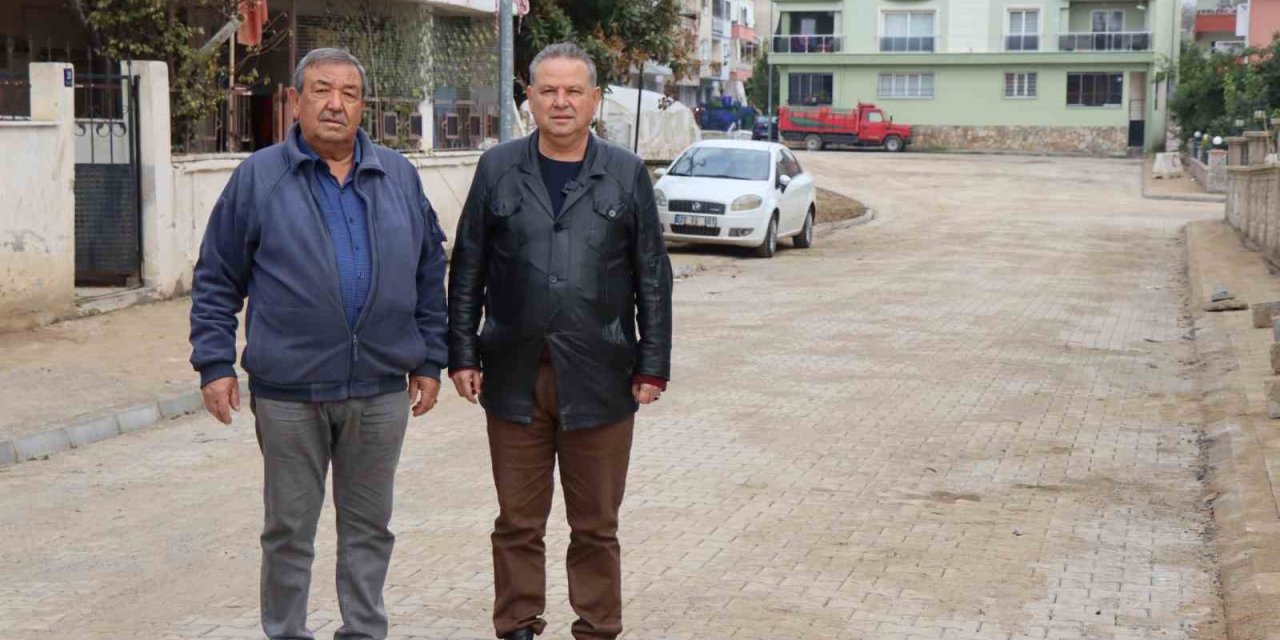 Nazilli’de yol çalışmaları devam ediyor