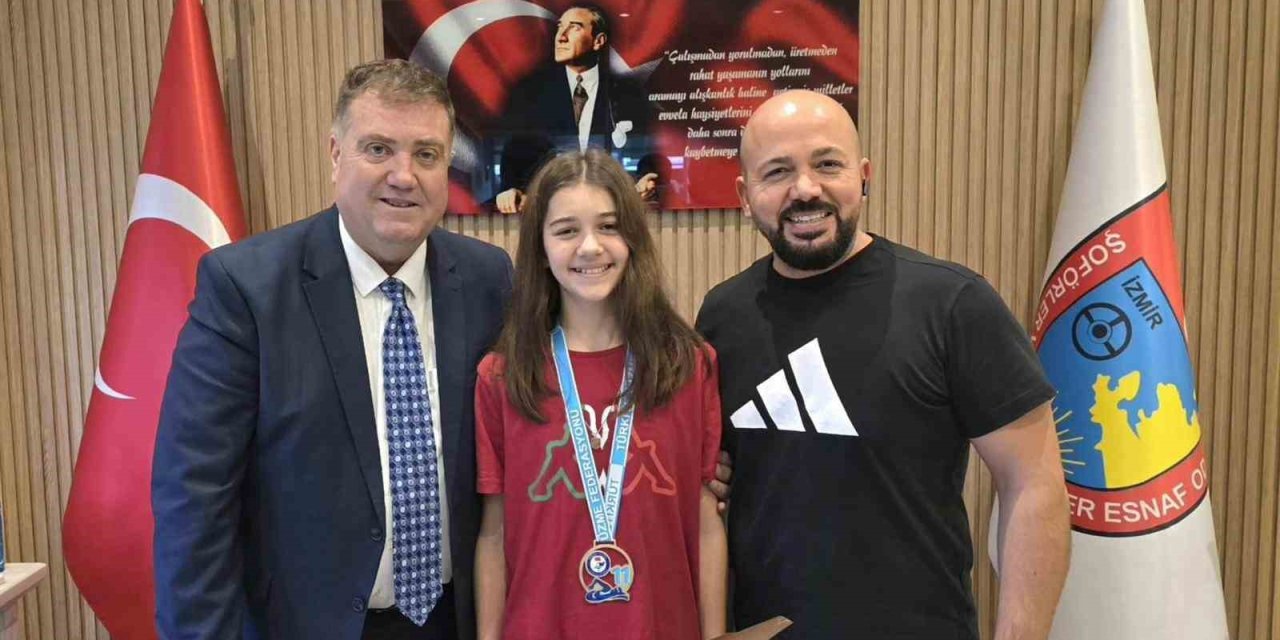 Taksici babanın kızından büyük gurur