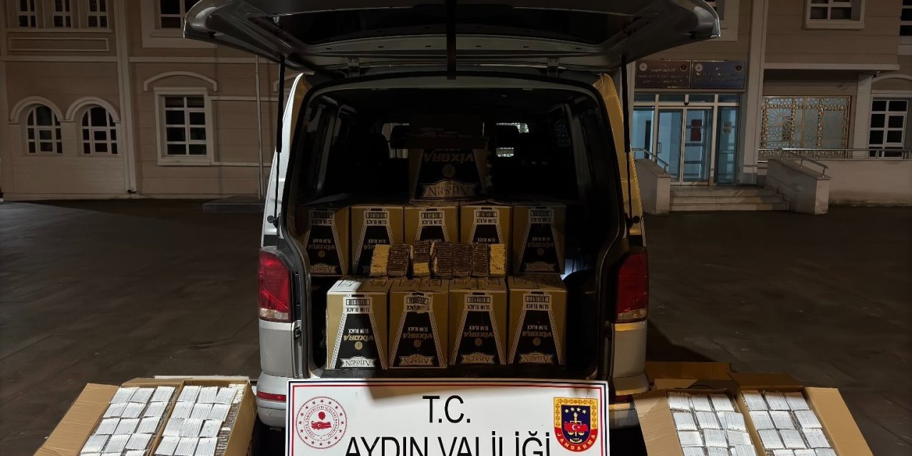Piyasa değeri 1 milyon TL olan dolu makaron ele geçirildi