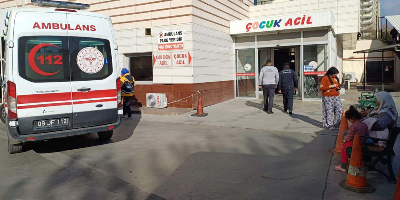 Aydın'da 16 öğrenci  hastaneye kaldırıldı
