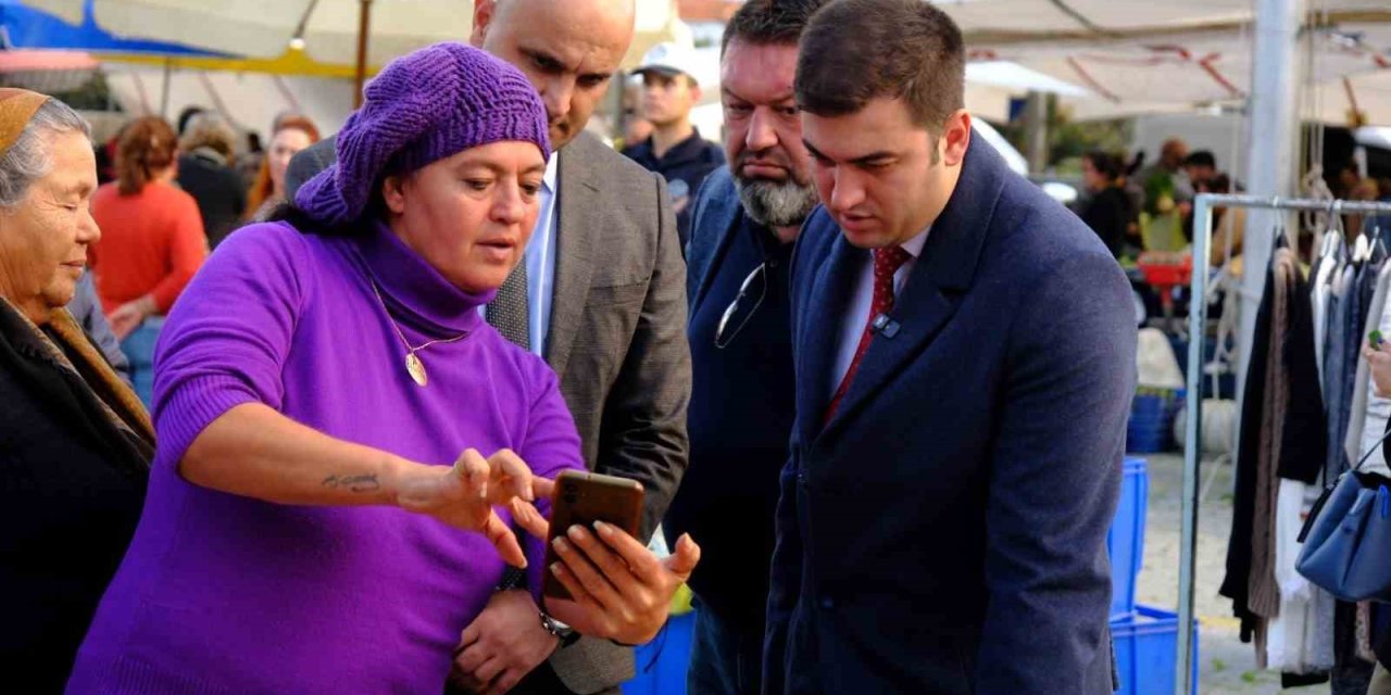 Başkan Mandalinci, saha çalışmalarına Dereköy, Koyunbaba ve Gümüşlük’te devam etti