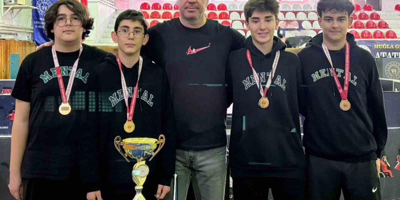 Menteşe Anadolu Lisesi Masa Tenisi takımı il şampiyonu