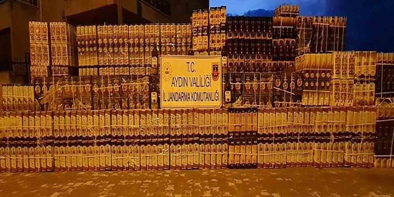 Aydın’da 10 bin adet sahte boş zeytinyağı tenekesi ele geçirildi