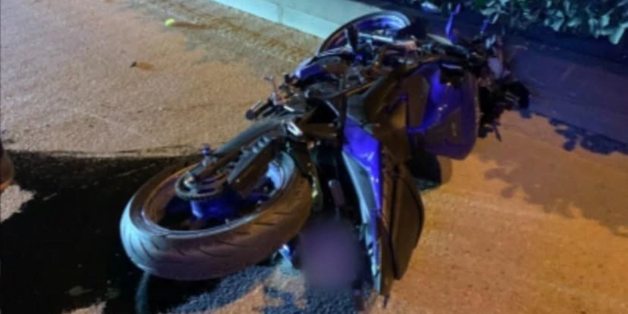 Didim'de motosiklet kazası: Bir kişi hayatını kaybetti