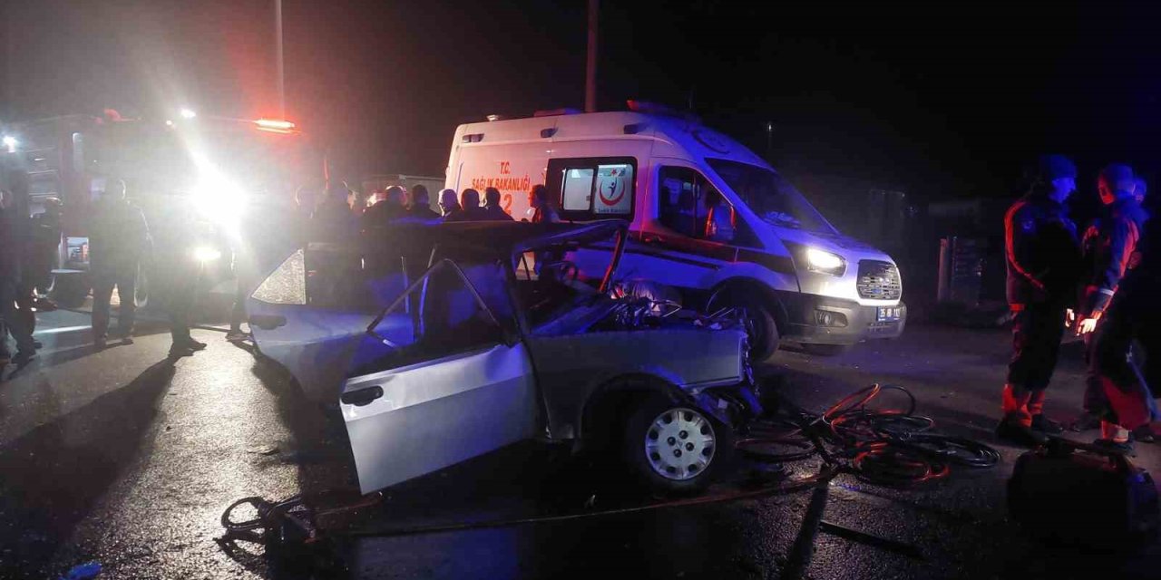 İzmir’de trafik kazası: Bir kişi hayatını kaybetti