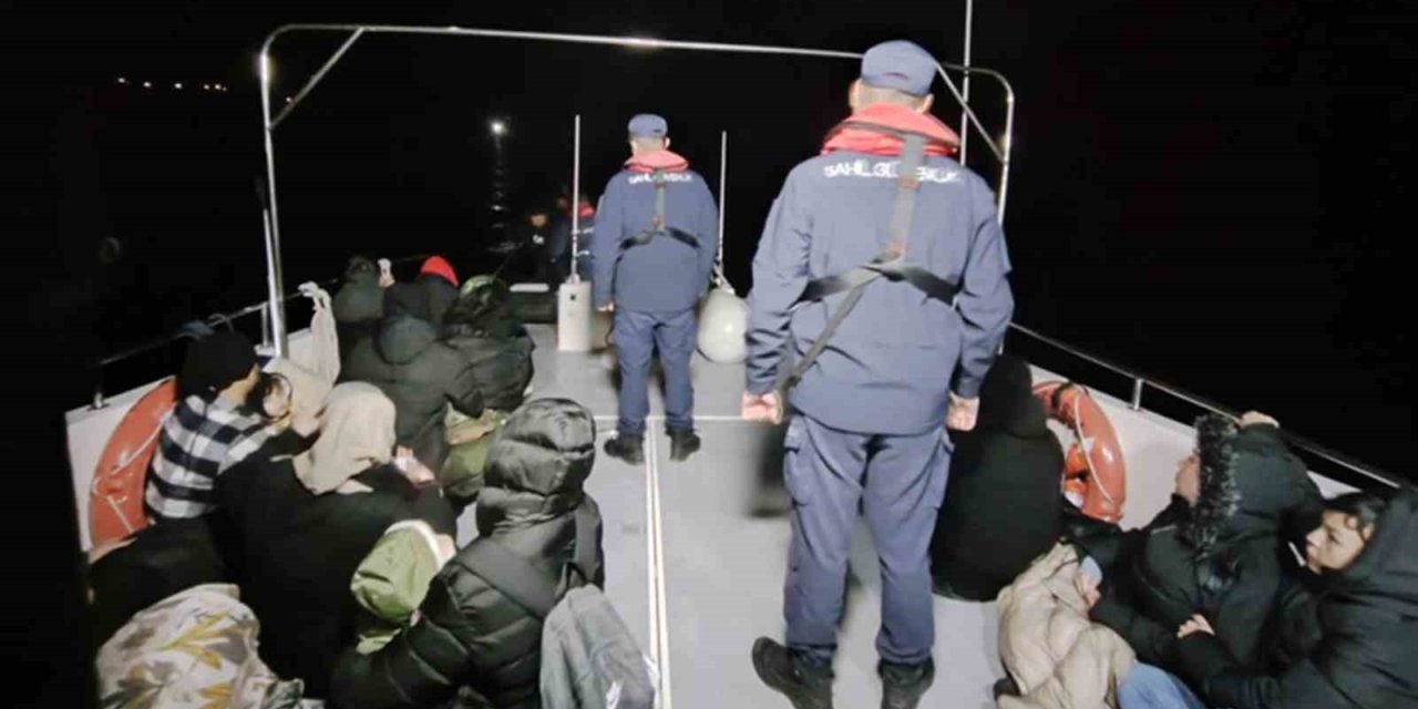 Datça’da 4’ü çocuk 21 düzensiz göçmen yakalandı