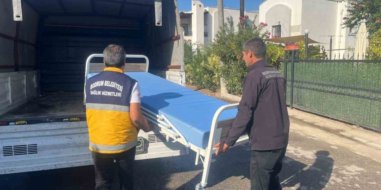 Bodrum Belediyesi’nden medikal malzeme desteği