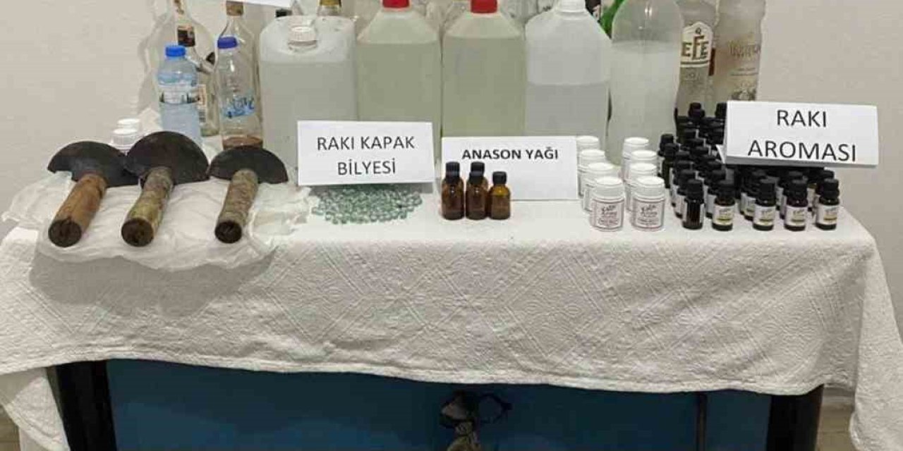 Jandarmadan yeni yıl öncesi sahte alkol operasyonu