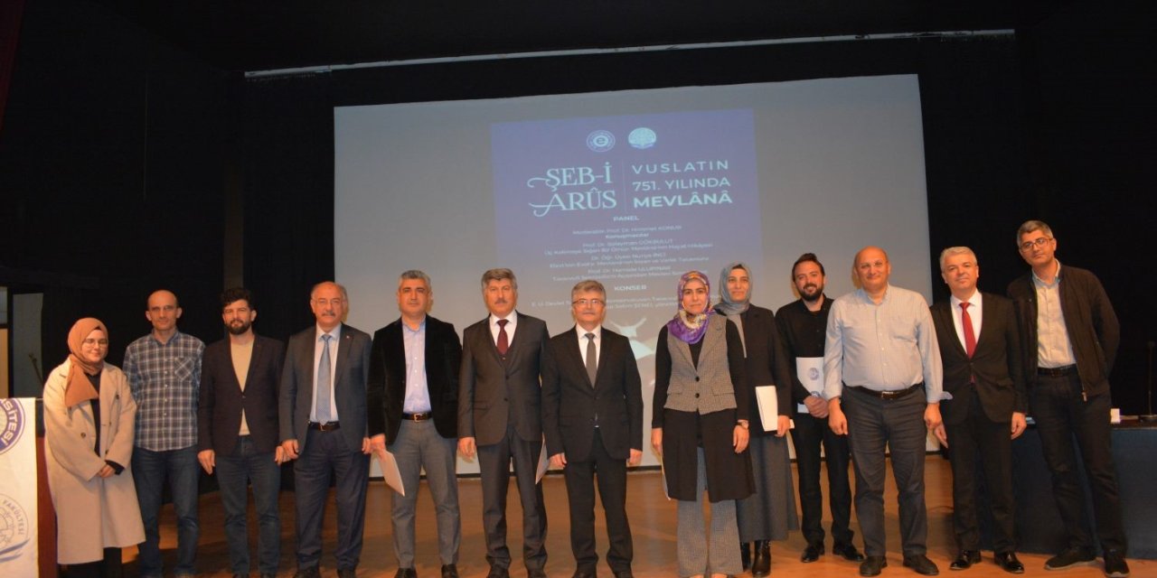Mevlana Celaleddin-i Rumi vefatının 751’inci Yılında Ege Üniversitesinde anıldı