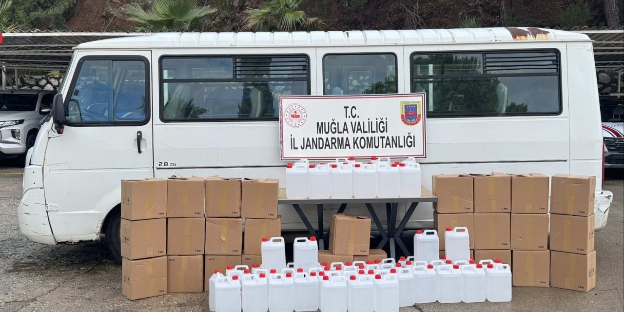 Muğla’da yeni yıl öncesi etil alkol operasyonu