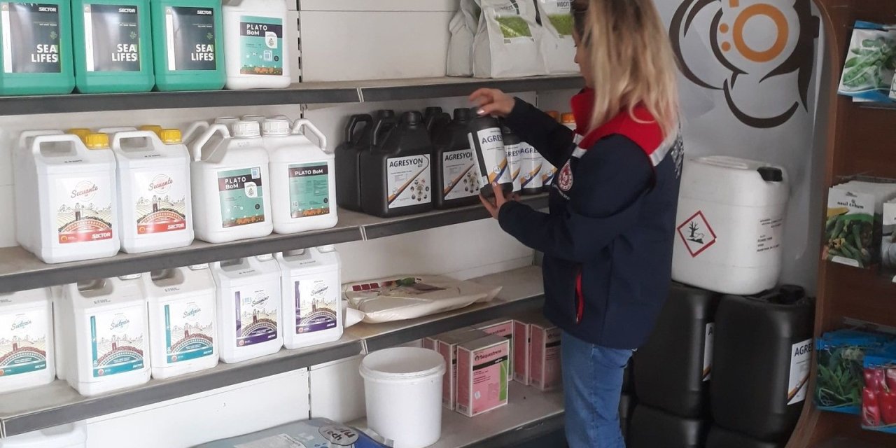 Söke’de zirai ilaç ve gübre bayileri denetlendi