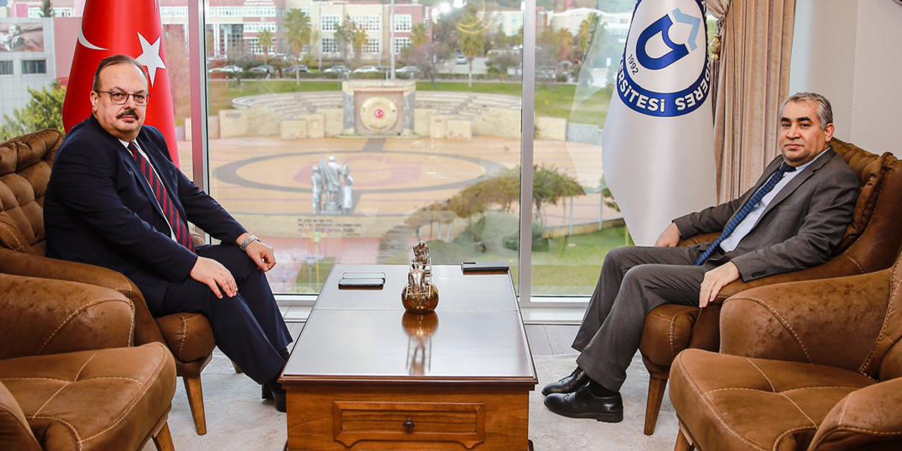 Vali Canbolat'tan ADÜ Rektörü Kent’e ziyaret