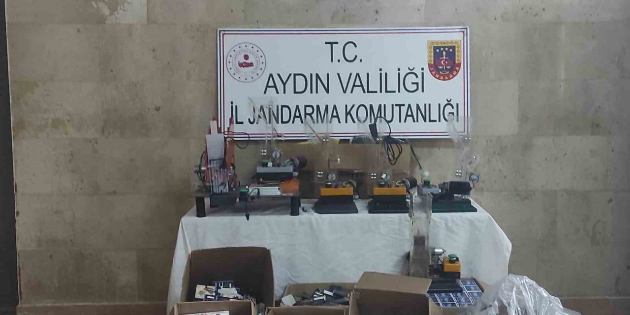Germencik’te bandrolsüz tütün ele geçirildi