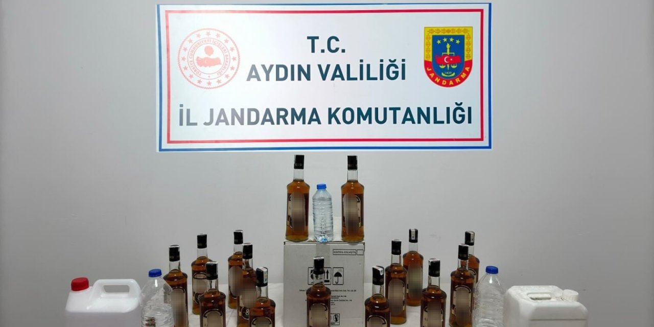 Aydın’da kaçak alkol operasyonu
