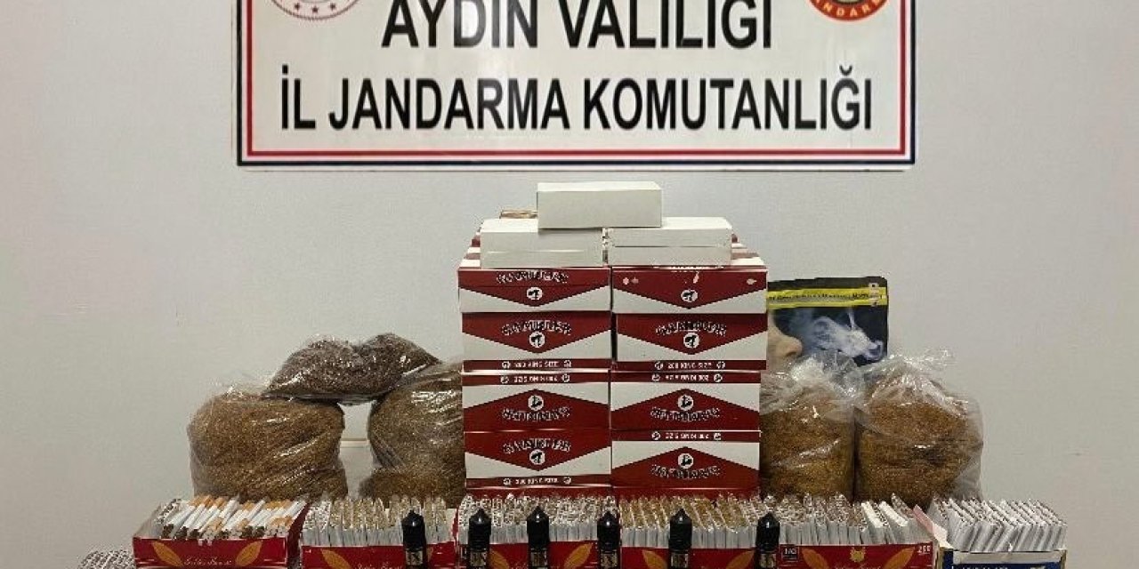 Söke’de 55 bin dolu makaron ele geçirildi
