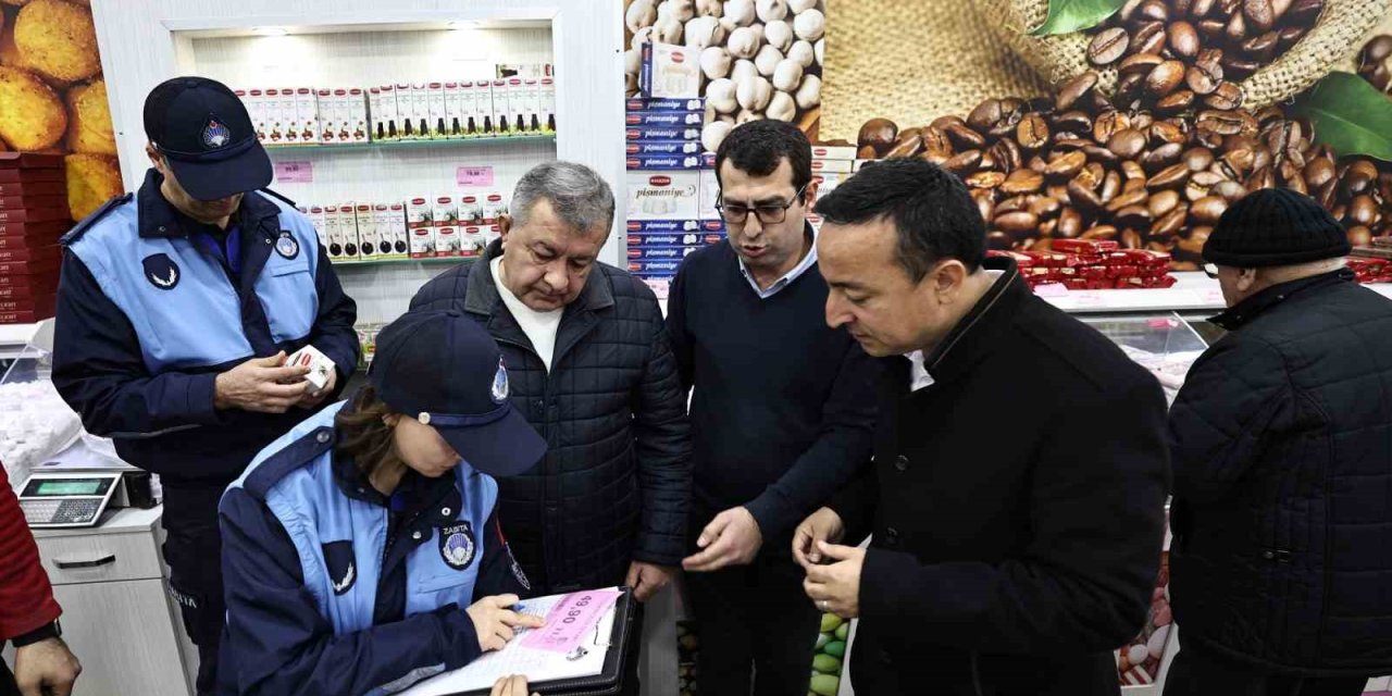 Denizli Büyükşehirden yılbaşı öncesi sıkı denetim