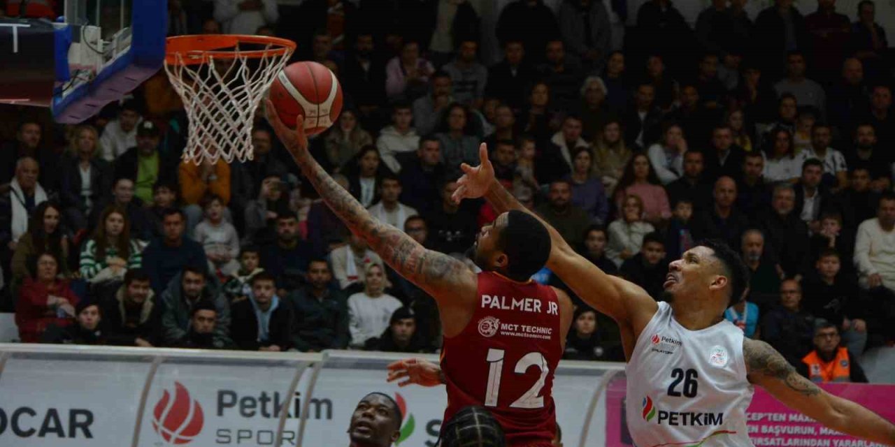 Türkiye Sigorta Basketbol Süper Ligi: Aliağa Petkimspor: 77 - Galatasaray: 94