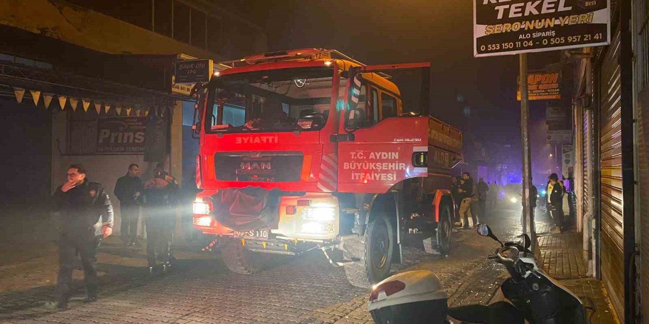 Isınmak için yakılan ateş söndürülmeyince yangın çıktı