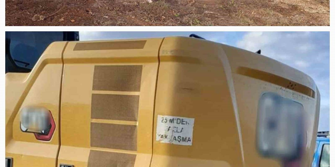 Hazine arazisindeki izinsiz kazıya jandarma baskını