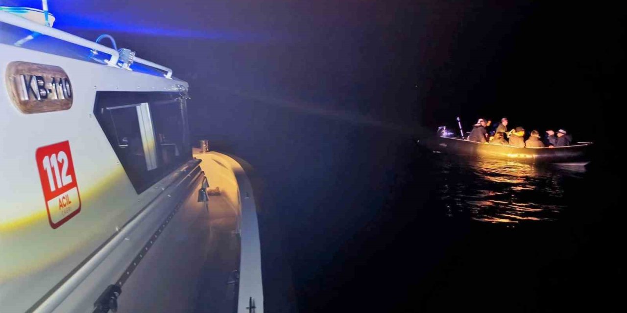 Bodrum’da 2’si çocuk 9 düzensiz göçmen kurtarıldı
