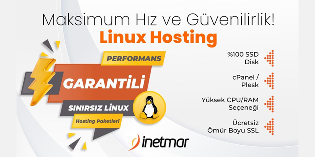 Sınırsız hosting ile web sitenize özgürlük tanıyın!