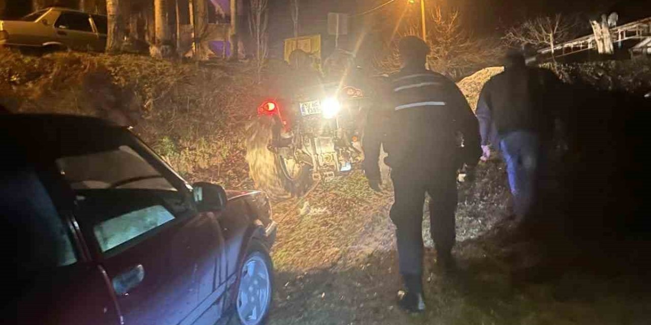 Mahsur kalan şahıs jandarma ekiplerince kurtarıldı