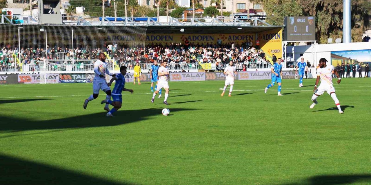 Trendyol Süper Lig: Bodrum FK: 0 - Kayserispor: 0 (İlk yarı)