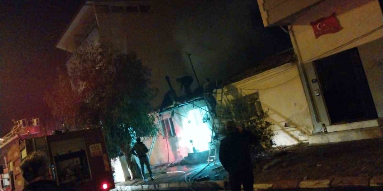Buharkent’teki yangın korkuttu