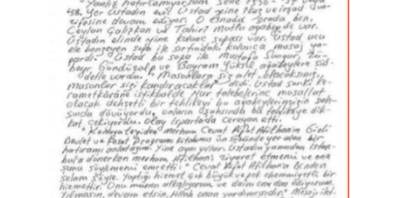 Şoke eden iddia: Bediüzzaman talebelerine güvenmiyordu