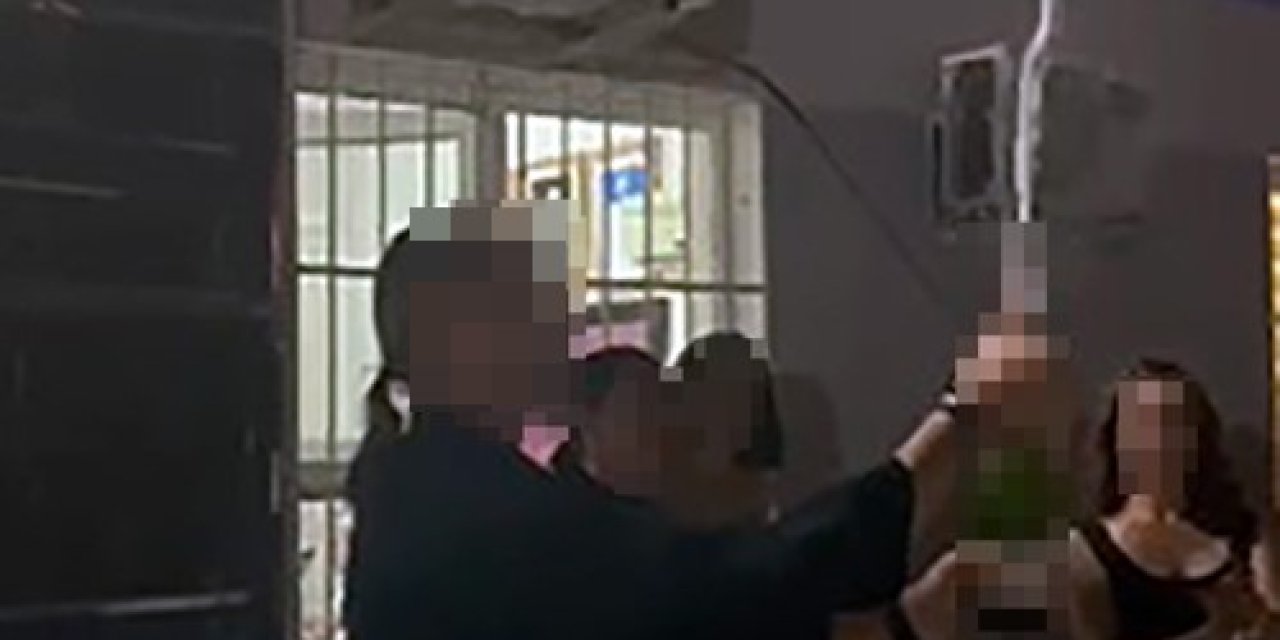 İzmir’de devlet okulunda skandal görüntü: Öğretmen okul bahçesinde şampanya patlattı