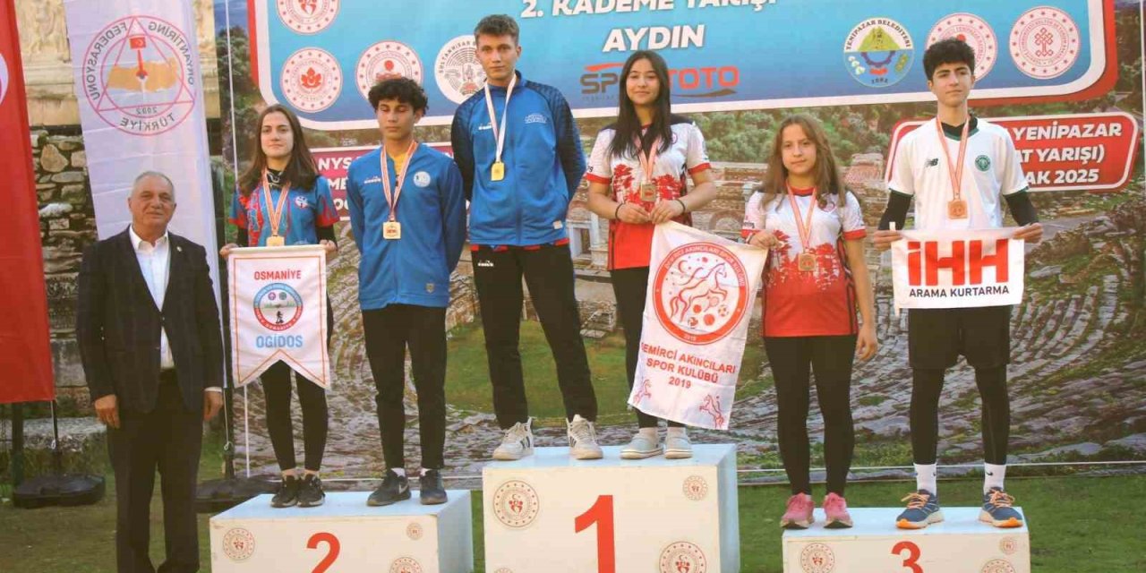 Sultanhisar, Oryantiring şampiyonasına ev sahipliği yaptı