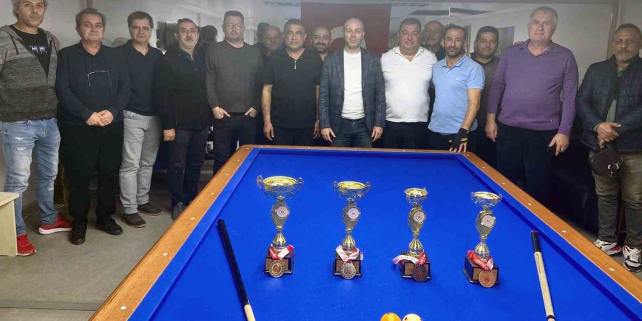 Muğla 3 Bant Bilardo şampiyonası Menteşe’de yapıldı