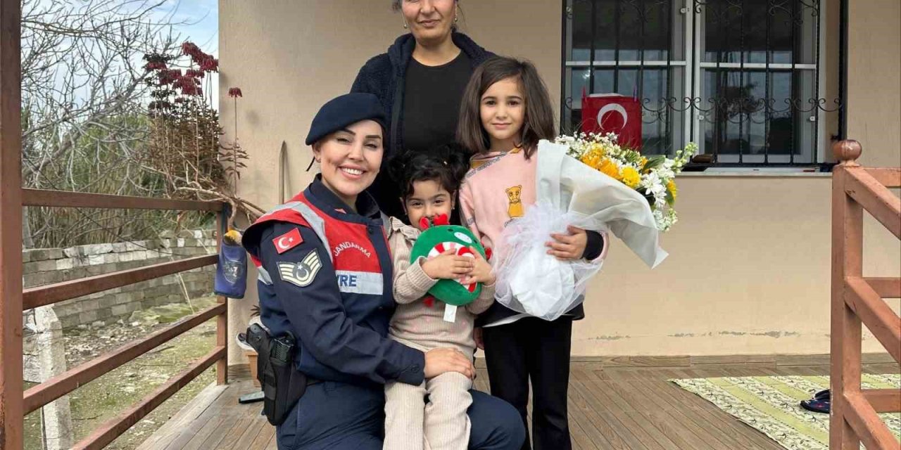 Jandarma, şehit ailesini unutmadı