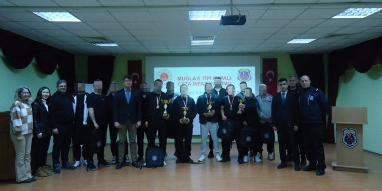 Cezaevinde masa tenisi turnuvası heyecanı yaşandı