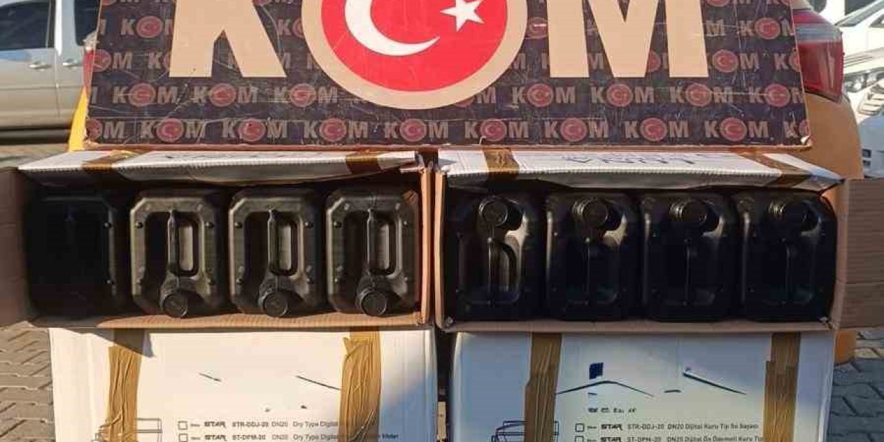 Aydın’da 130 litre etil alkol ele geçirildi