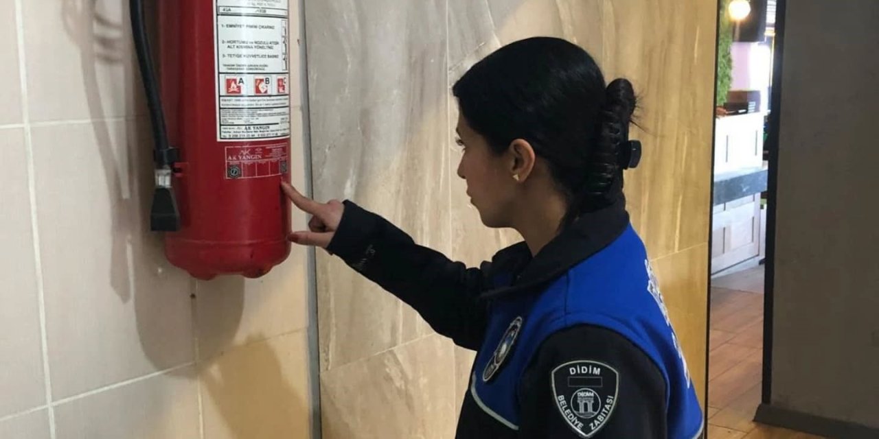 Didim Belediyesi’nden yangın güvenliği denetimi