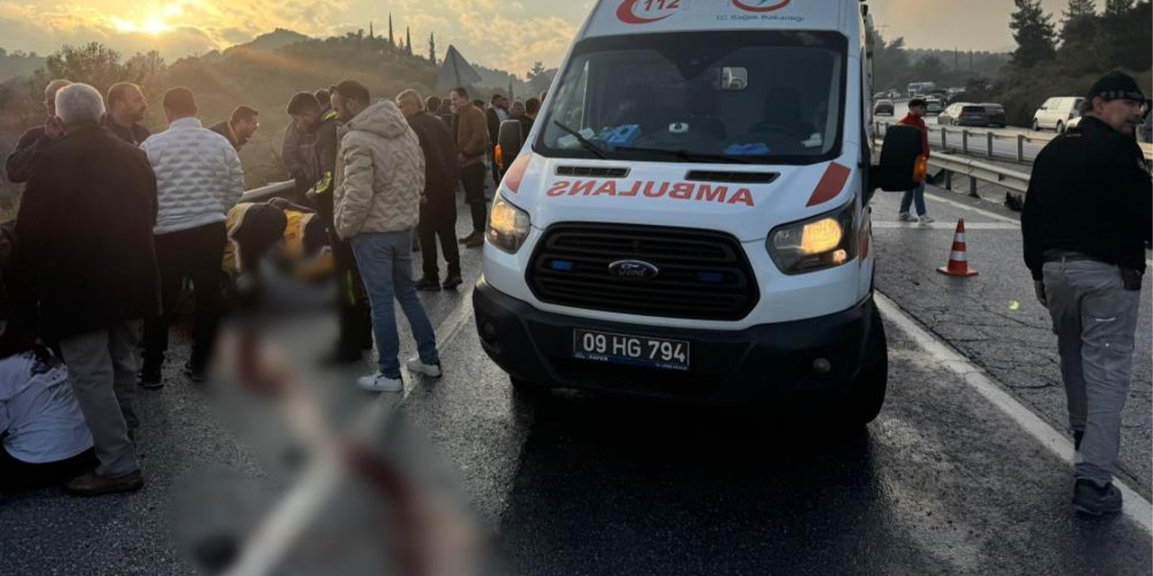 Söke’de trafik kazası: 1 ölü, 2 yaralı